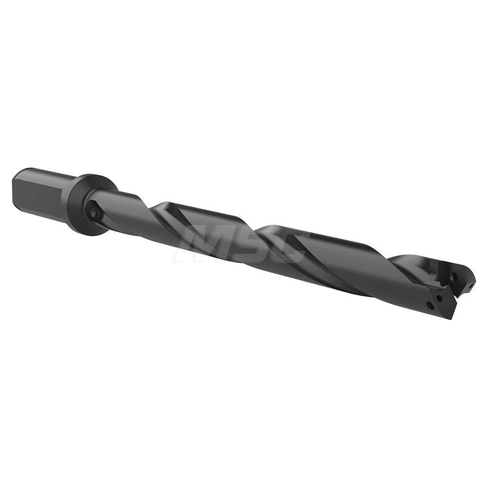 Allied Machine and Engineering Spade Drill: 33/64 to 11/16" Dia, 7" Max Depth, Helical Flute - 26000H-075F