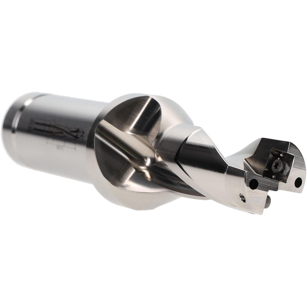 Hertel Indexable Insert Drill: HID-1.000-D2-1.250, 1.0300" Max Dia, 2.0000" Max Depth, 2xD, 1.2500" Shank Dia - 4006078