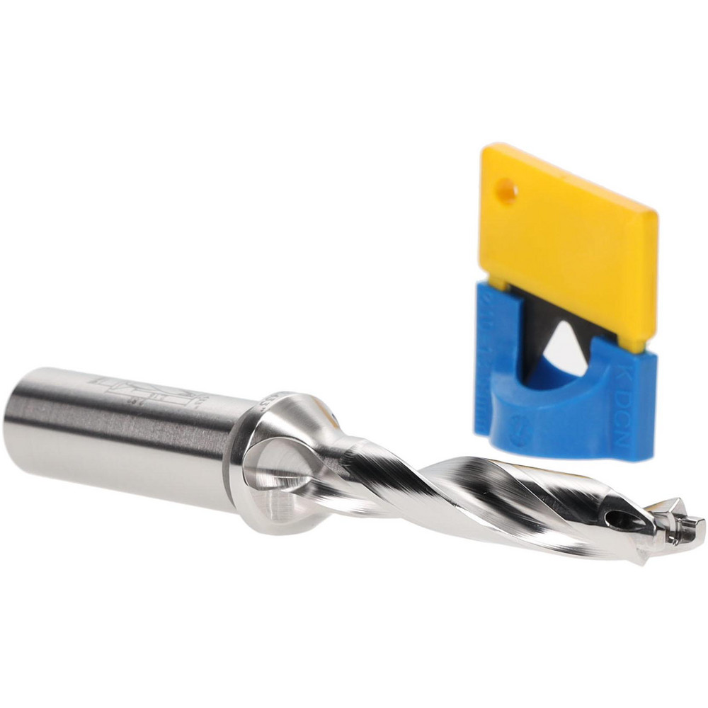 Ingersoll Cutting Tools Replaceable-Tip Drill: 0.4133 to 0.4291" Dia, 5.04" Max Depth, 5/8" Cylindrical Shank - 6319429