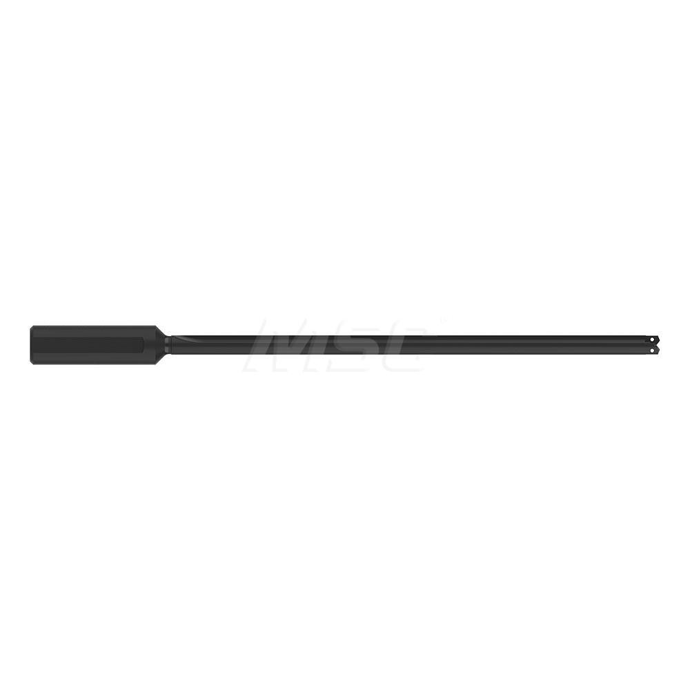 Allied Machine and Engineering Spade Drill: 3/8 to 27/64" Dia, 8-3/4" Max Depth, Straight Flute - 270Y0S-075L