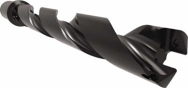 Allied Machine and Engineering Spade Drill: 1.1417 to 1.2597" Dia, 3.7813" Max Depth, Helical Flute - 60329H-125C