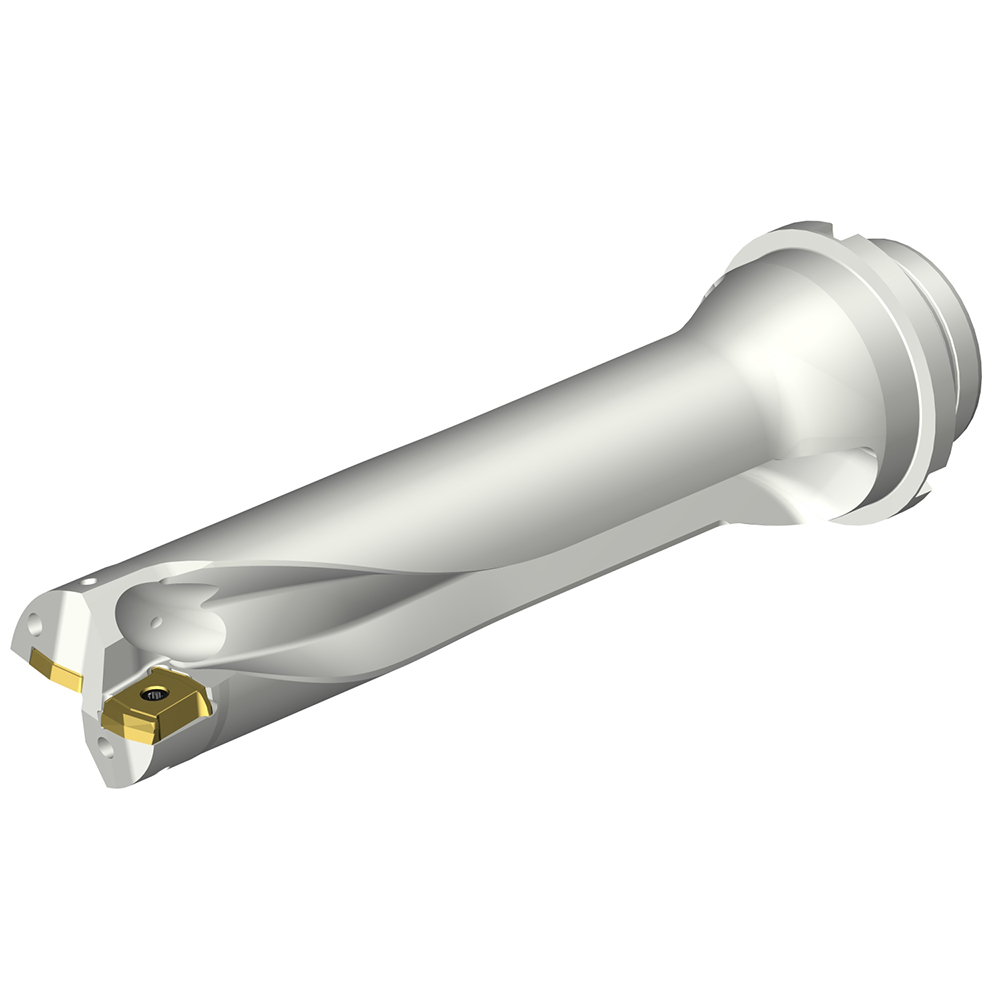 Sandvik Coromant Indexable Insert Drill: DS20-D4800L50-04, 48.00 mm Max Dia, 193.28 mm Max Depth, 4xD, 50.00 mm Shank Dia - 7548998