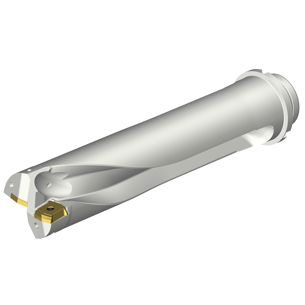Sandvik Coromant Indexable Insert Drill: DS20-D4800L50-04, 48.00 mm Max Dia, 193.28 mm Max Depth, 4xD, 50.00 mm Shank Dia - 7548998