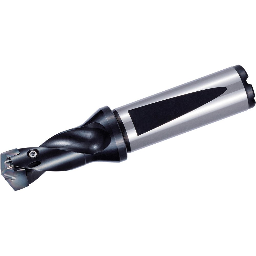 Kyocera Replaceable-Tip Drill: 17 to 17.99 mm Dia, 144 mm Max Depth, 20 mm Flange Shank - THD08672