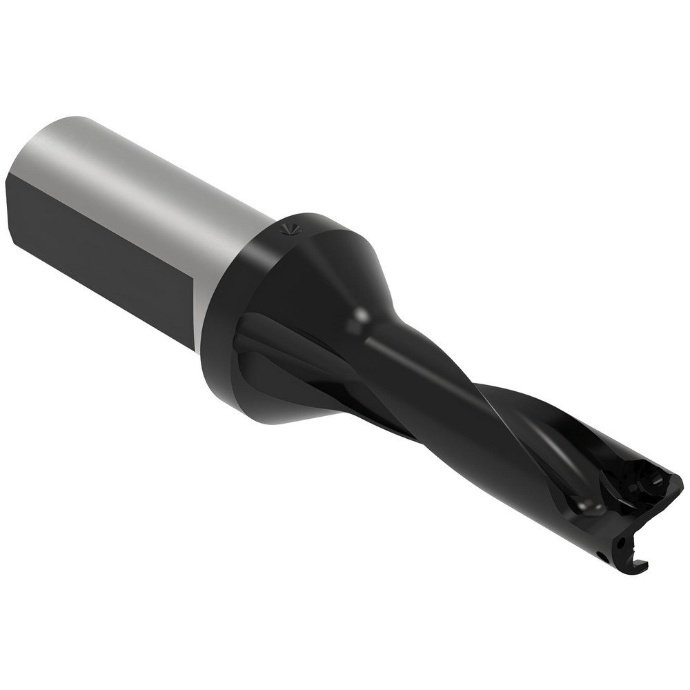 Allied Machine and Engineering Indexable Insert Drill: 9/16X1.686X4.189 3XD, 9/16" Max Dia, 3xD, 3/4" Shank Dia - D3040562I-075F