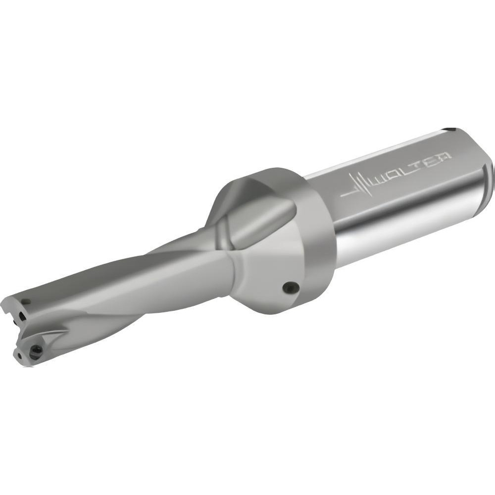 Walter Indexable Insert Drill: D4120.03-13.89F19-P41, 35/64" Max Dia, 1-41/64" Max Depth, 3xD, 3/4" Shank Dia - 6929587