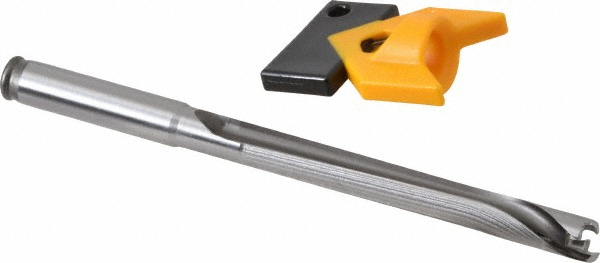 Kyocera Replaceable-Tip Drill: 9 to 9.49 mm Dia, 14.3 mm Max Depth, 10 mm Straight-Cylindrical Shank - THD11492