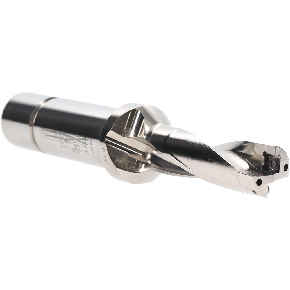 Iscar Indexable Insert Drill: DR08121625100062DN, 13/16" Max Dia, 2xD, 1" Shank Dia - 3201392