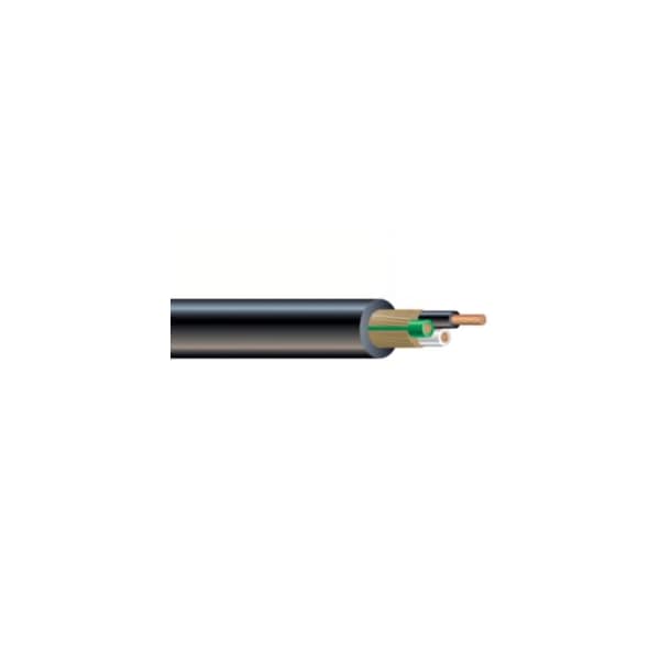 Southwire Portable Cord, SJTOW, 18 AWG, 2 C, Black, PVC, Stranded, 300V - 000000000056472101