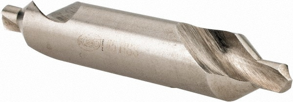 Allied Machine and Engineering Spade Drill: 7/16 to 1/2" Dia, 7-1/16" Max Depth, Helical Flute - 260Z0H-075F
