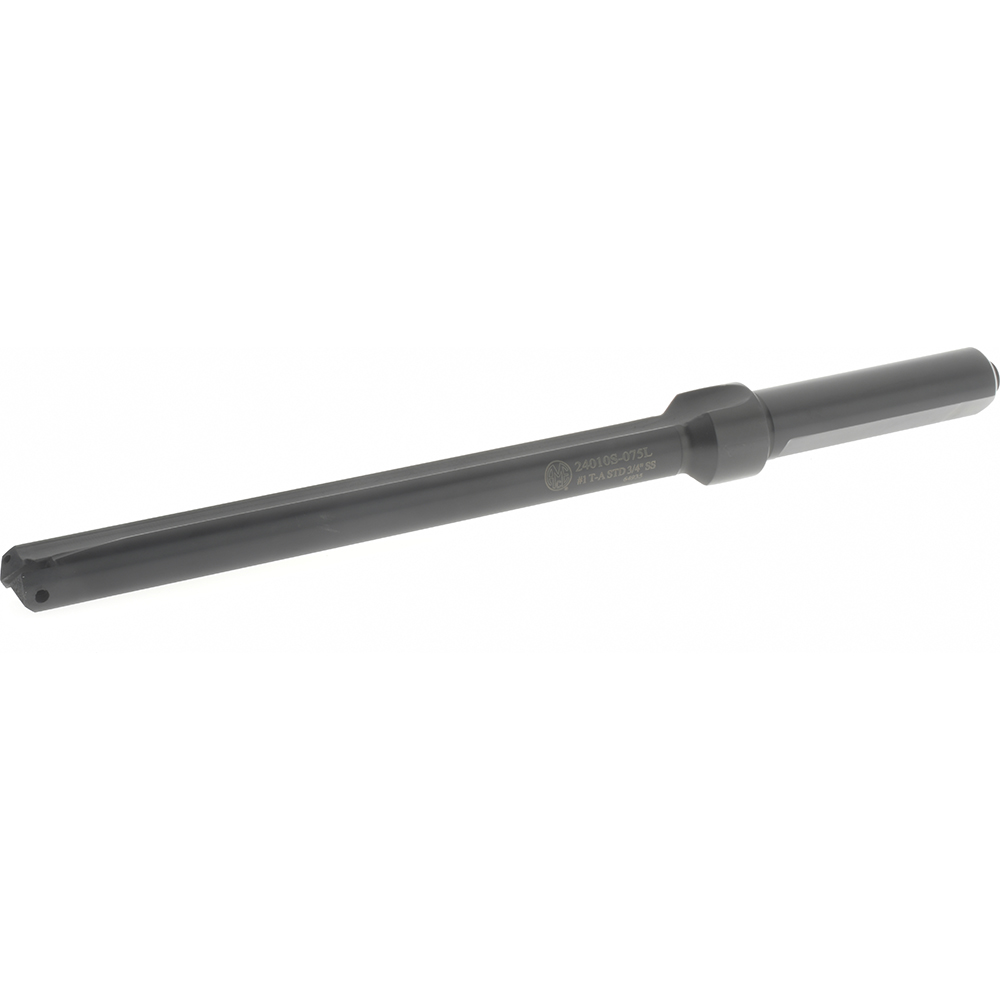 Allied Machine and Engineering Spade Drill: 3/8 to 27/64" Dia, 2-3/8" Max Depth, Straight Flute - 240Y0S-075L
