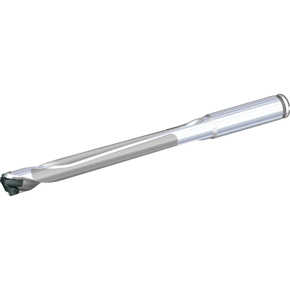 Widia Replaceable-Tip Drill: 0.8661 to 0.9051" Dia, 2.7165" Max Depth, 7/8" Cylindrical Shank - 3992478