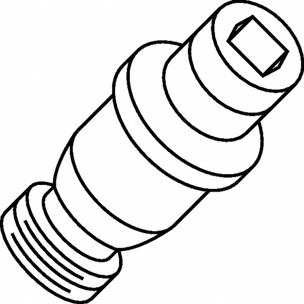 OSG Indexable Insert Drill: P5D1531FS150A10, 1-17/32" Max Dia, 7-21/32" Max Depth, 5xD, 1-1/2" Shank Dia - 52505053