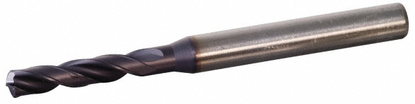 Kennametal Replaceable-Tip Drill: 20 to 20.5 mm Dia, 100 mm Max Depth, 25 mm Whistle Notch Shank - 1246017