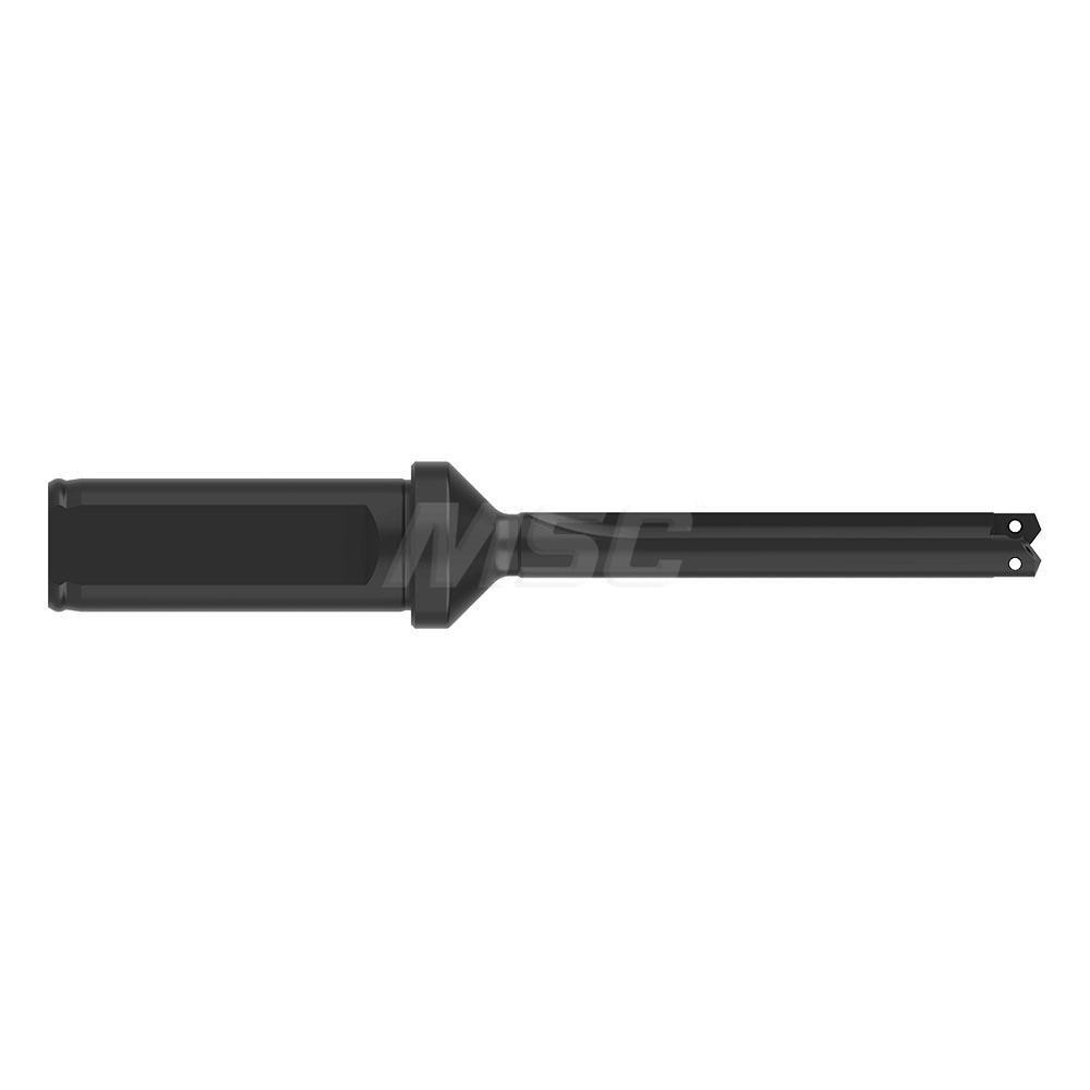 Allied Machine and Engineering Spade Drill: 3/8 to 27/64" Dia, 2-3/8" Max Depth, Straight Flute - 240Y0S-075F