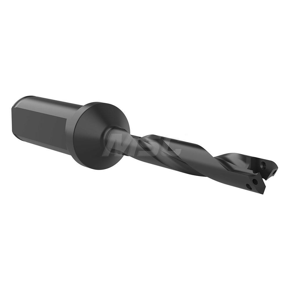 Allied Machine and Engineering Spade Drill: 3/8 to 27/64" Dia, 2-3/8" Max Depth, Straight Flute - 240Y0S-075F