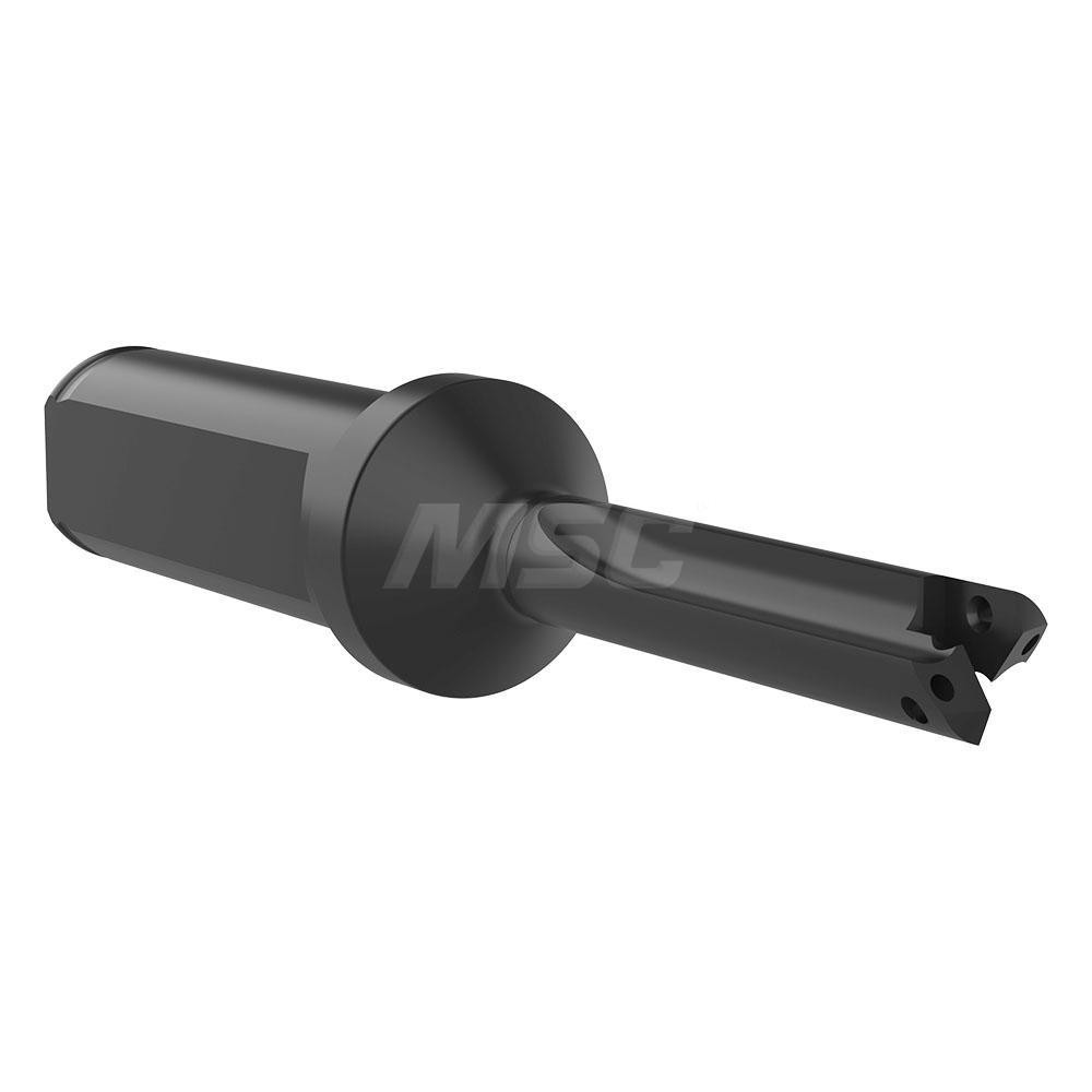 Allied Machine and Engineering Spade Drill: 3/8 to 27/64" Dia, 2-3/8" Max Depth, Straight Flute - 240Y0S-075F