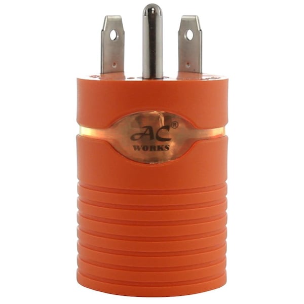 Ac Works Generator Adapter RV 30A TT-30P to L5-30R 30A 3-Prong Locking Connector - ADTTL530