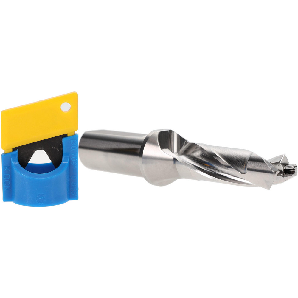 Ingersoll Cutting Tools Replaceable-Tip Drill: 0.4724 to 0.4882" Dia, 2.36" Max Depth, 5/8" Cylindrical Shank - 3212695
