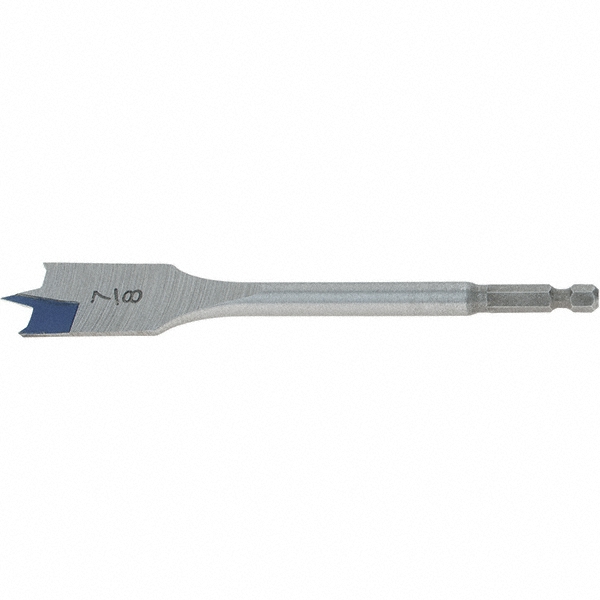 Allied Machine and Engineering Spade Drill: 2 to 2-7/8" Dia, 9" Max Depth, Straight Flute - 20841-1500