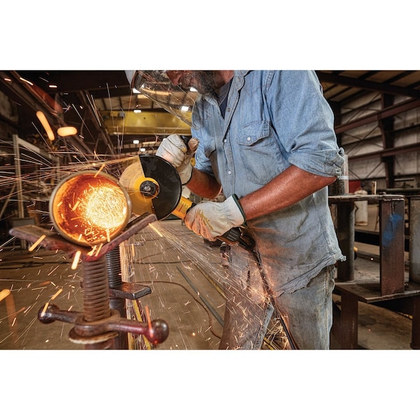 Dewalt 5 in. / 6 in. Brushless Paddle Switch Small Angle Grinder with Kickback Brake, No Lock - DWE43244N
