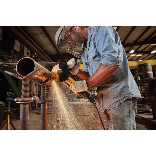 Dewalt 5 in. / 6 in. Brushless Paddle Switch Small Angle Grinder with Kickback Brake, No Lock - DWE43244N