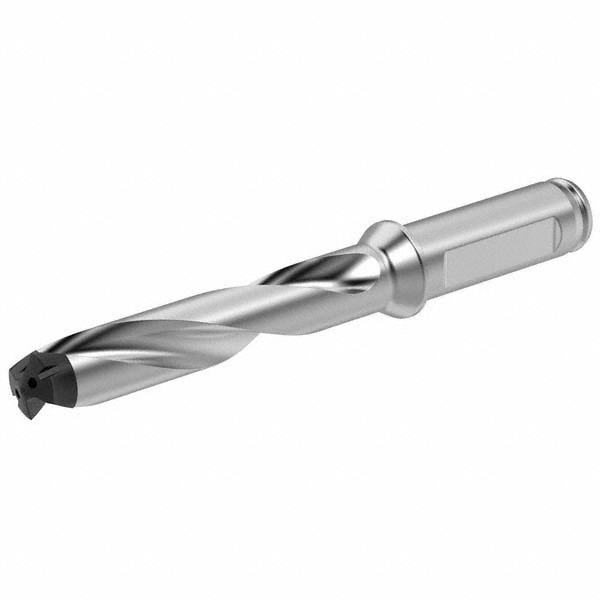 Widia Replaceable-Tip Drill: 0.7875 to 0.8267" Dia, 4.1339" Max Depth, 1" Flatted Shank - 6572231