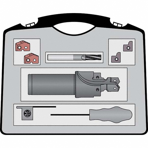 Allied Machine and Engineering 3/4-16, Tube Dash 8, Indexable Porting Tool - ATKK08-1926M