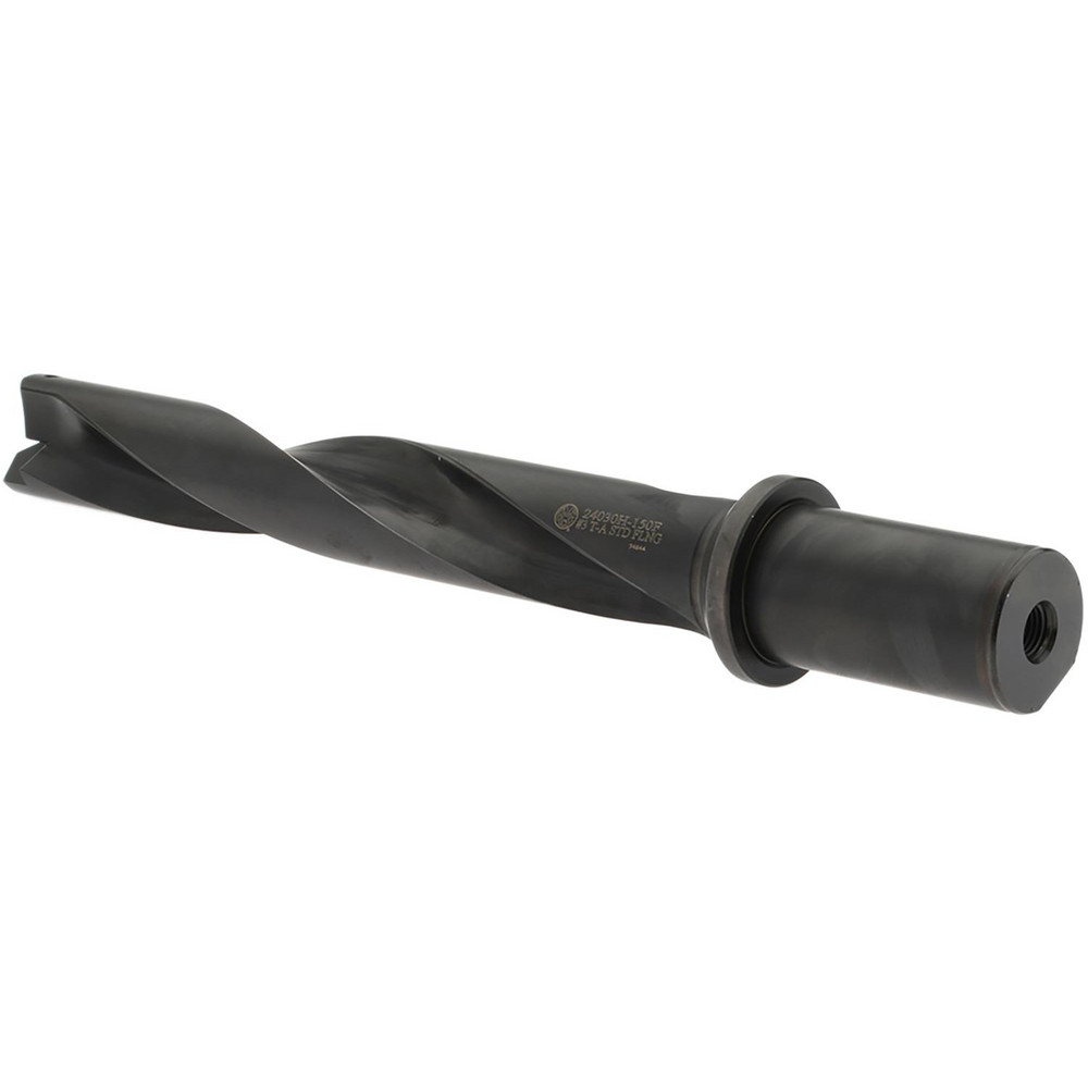 Allied Machine and Engineering Spade Drill: 1-13/32 to 1-7/8" Dia, 8-1/4" Max Depth, Helical Flute - 24030H-150F