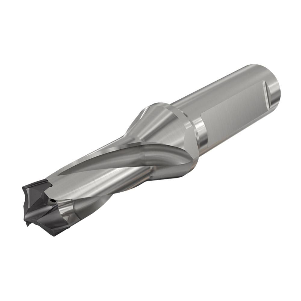 Ingersoll Cutting Tools Replaceable-Tip Drill: 15 to 15.9 mm Dia, 49 mm Max Depth, 20 mm Cylindrical Shank - 6231964