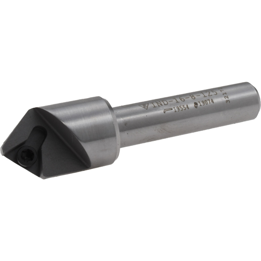Cutting Tool Technologies 1.05" Max Dia, 1/2" Shank Dia, 0.32" LOC, 82° Included Angle, Indexable Countersink - 8NC-020-C