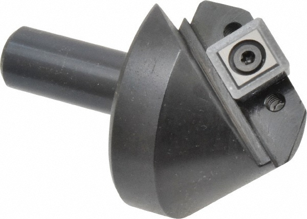 Cutting Tool Technologies 1.05" Max Dia, 1/2" Shank Dia, 0.32" LOC, 82° Included Angle, Indexable Countersink - 8NC-020-C