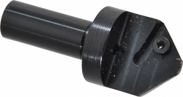 Cutting Tool Technologies 1.05" Max Dia, 1/2" Shank Dia, 0.32" LOC, 82° Included Angle, Indexable Countersink - 8NC-020-C