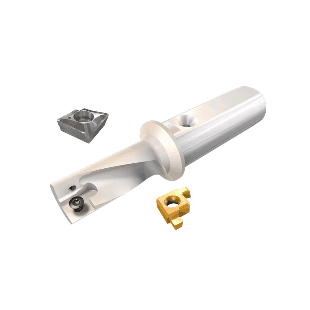 Ingersoll Cutting Tools Indexable Insert Drill: TCAP10L2.25DNINGV, 10.00 mm Max Dia, 2.25xD - 3204058