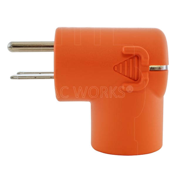 Ac Works Adapter NEMA 6-30P 30A 250V Commercial HVAC Plug to NEMA 6-15/20R 15/20A 250V Female Connector - AD630620