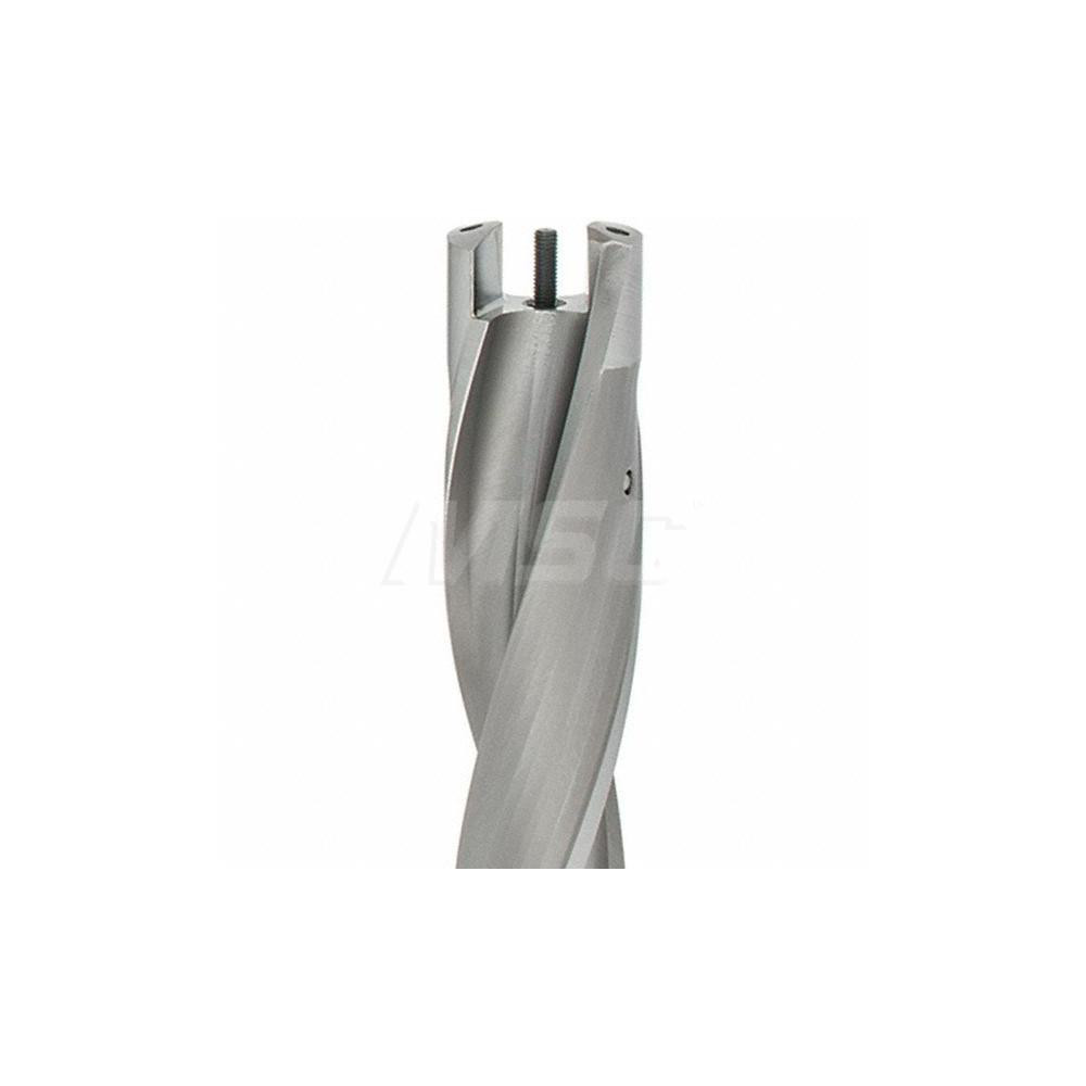Kennametal Replaceable-Tip Drill: 23.81 to 24 mm Dia, 120 mm Max Depth, 25.4 mm Weldon Flat Shank - 1505183