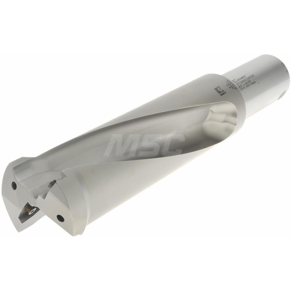 Kennametal Indexable Insert Drill: DFT3000R2SSF200, 80.01 mm Max Dia, 190.50 mm Max Depth, 2.5xD - 1528426