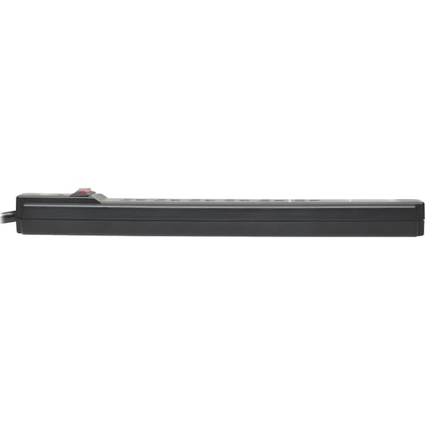 Tripp Lite Surge, 6 Outlet, 6ft cord, 990J, 2xUSB, Black - TLP606USBB
