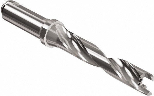 Kyocera Replaceable-Tip Drill: 14.5 to 14.99 mm Dia, 22.5 mm Max Depth, 16 mm Flange Shank - THD11528