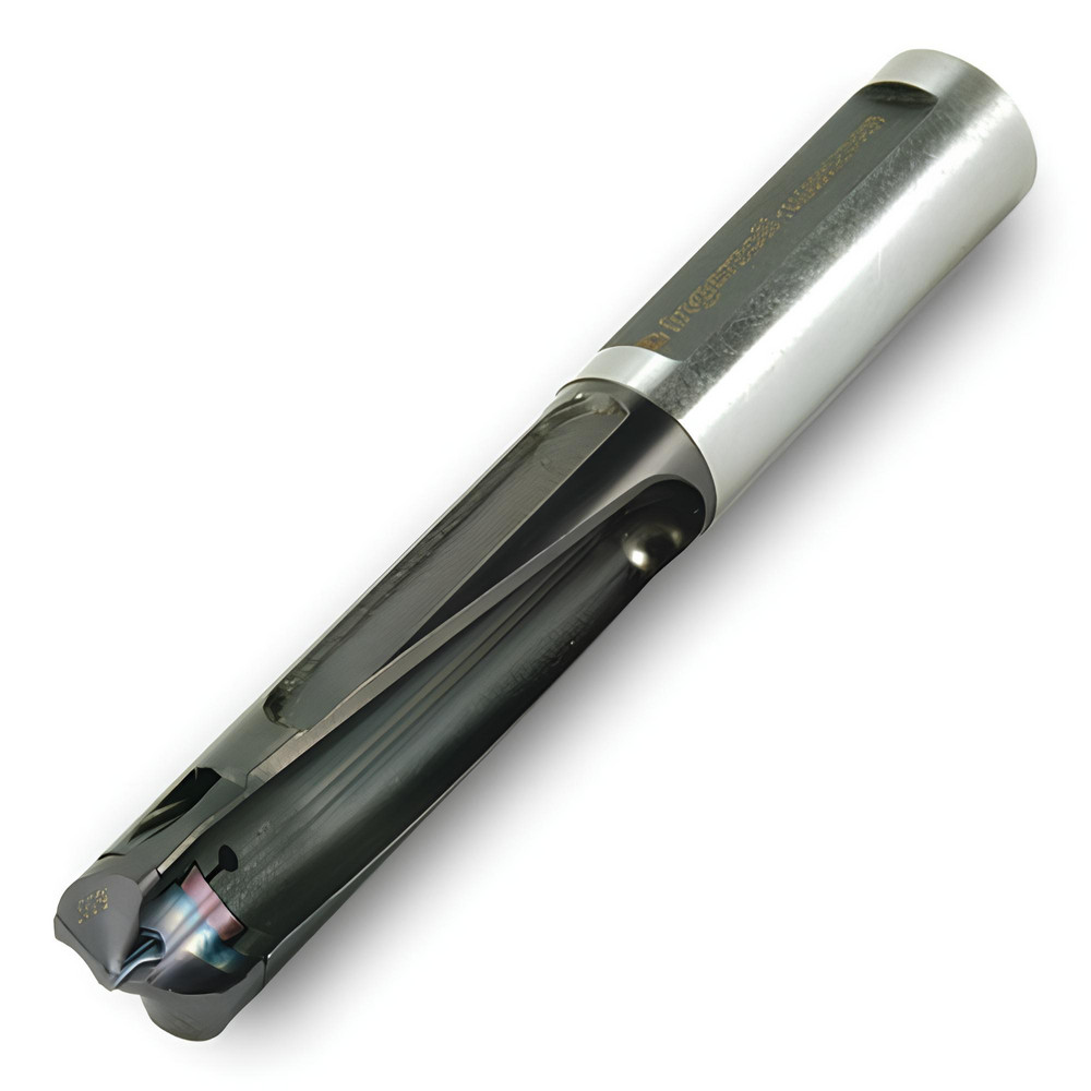 Ingersoll Cutting Tools Replaceable-Tip Drill: 17 to 17.9 mm Dia, 73.66 mm Max Depth, 17 mm Weldon Flat Shank - 3221123