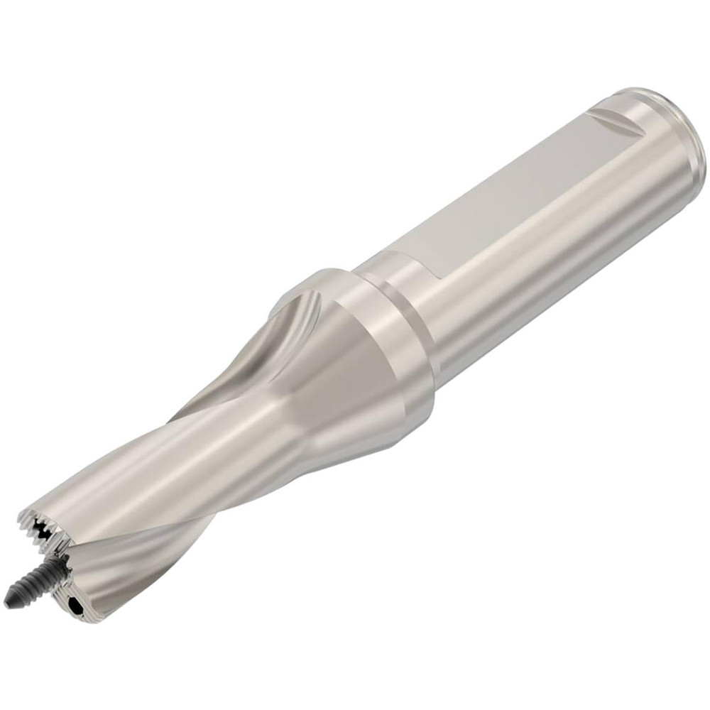 Kyocera Replaceable-Tip Drill: 14.5 to 14.99 mm Dia, 45 mm Max Depth, 16 mm Flange Shank - THD08645