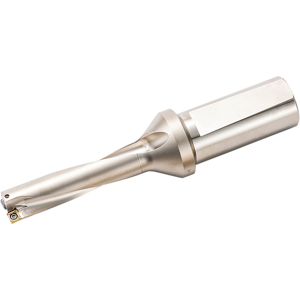Kyocera Indexable Insert Drill: S25DRV215M206, 21.50 mm Max Dia, 43.00 mm Max Depth, 2xD, 25.00 mm Shank Dia - THD11551