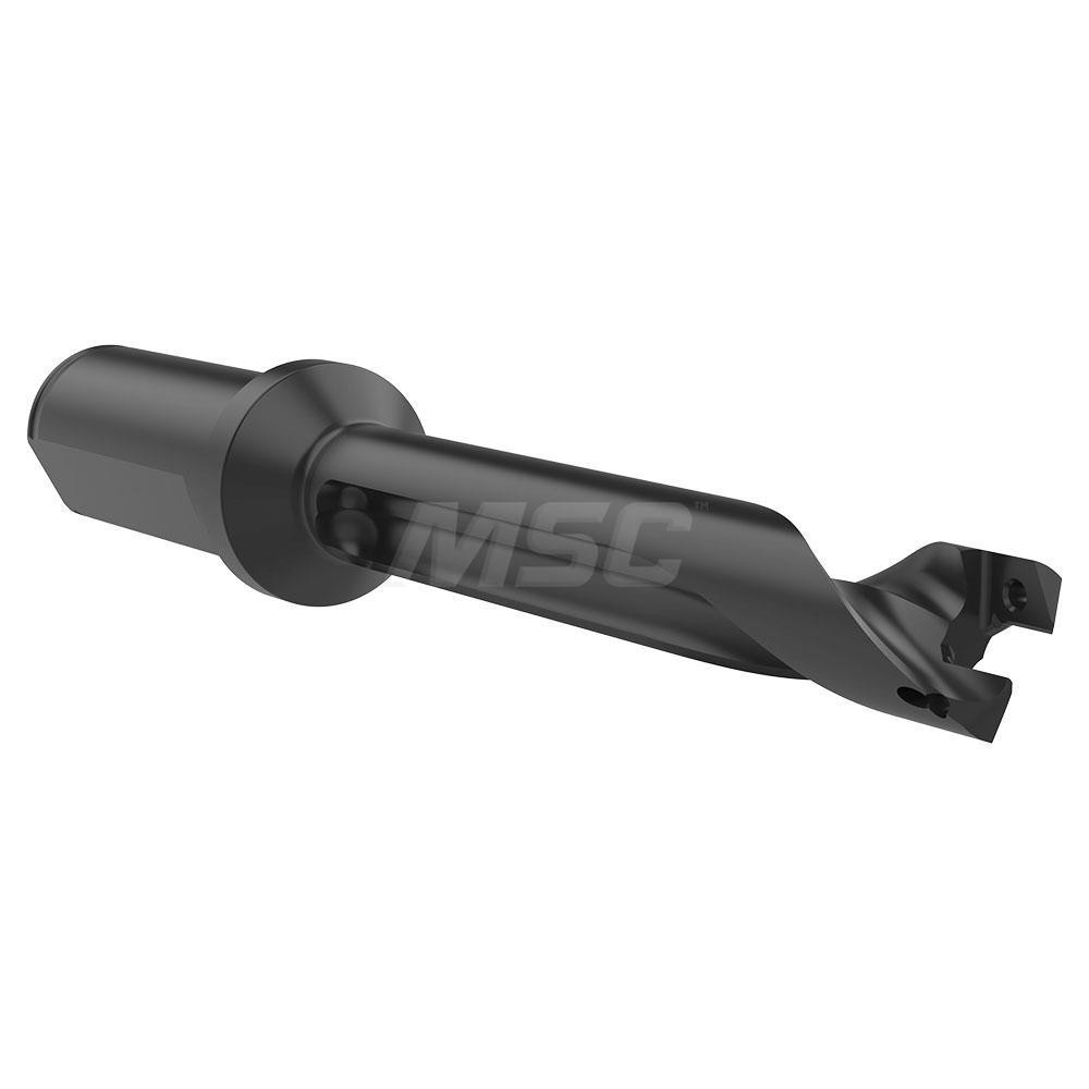 Allied Machine and Engineering Spade Drill: 0.7087 to 0.7873" Dia, 3.9380" Max Depth, Helical Flute - 60518H-100C