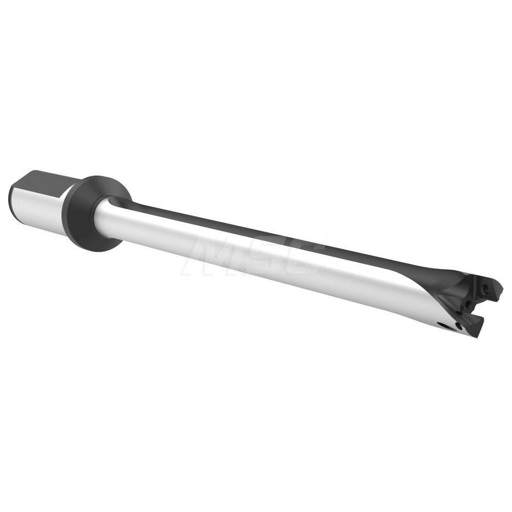 Allied Machine and Engineering Spade Drill: 0.7087 to 0.7873" Dia, 3.9380" Max Depth, Helical Flute - 60518H-100C