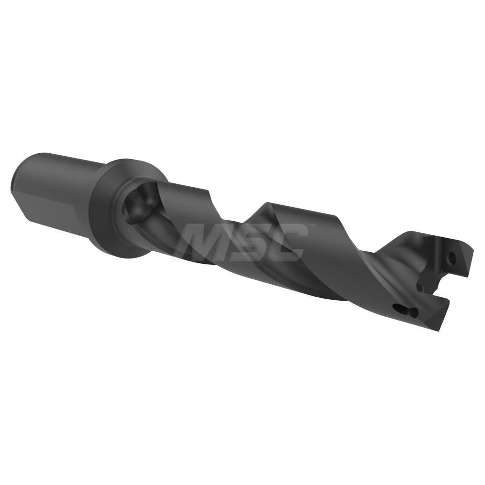 Allied Machine and Engineering Spade Drill: 0.7087 to 0.7873" Dia, 3.9380" Max Depth, Helical Flute - 60518H-100C