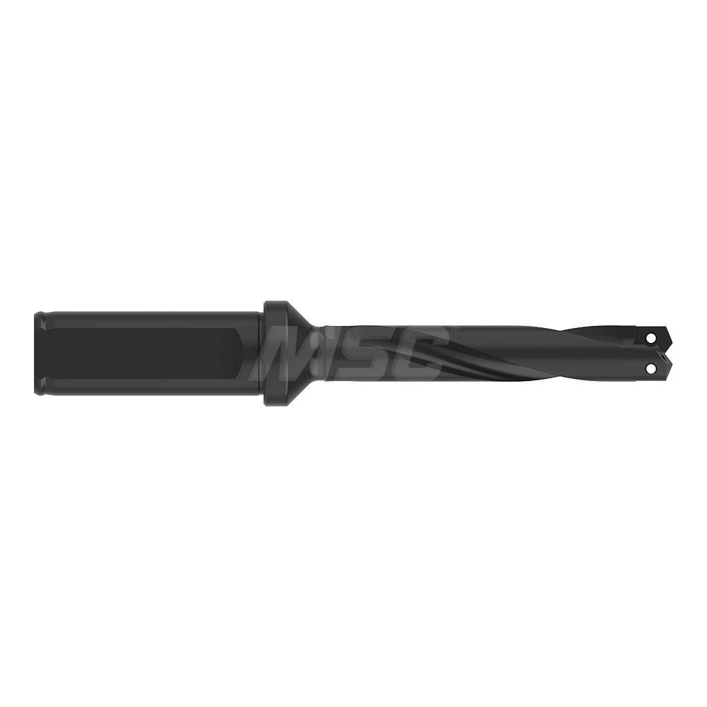 Allied Machine and Engineering Spade Drill: 33/64 to 11/16" Dia, 2-1/2" Max Depth, Helical Flute - 24000H-075F