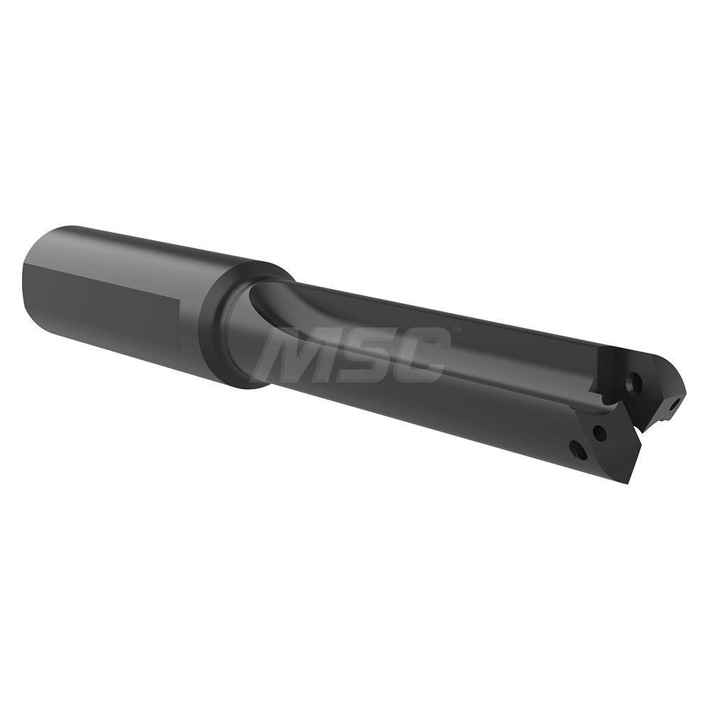 Allied Machine and Engineering Spade Drill: 33/64 to 11/16" Dia, 2-1/2" Max Depth, Helical Flute - 24000H-075F