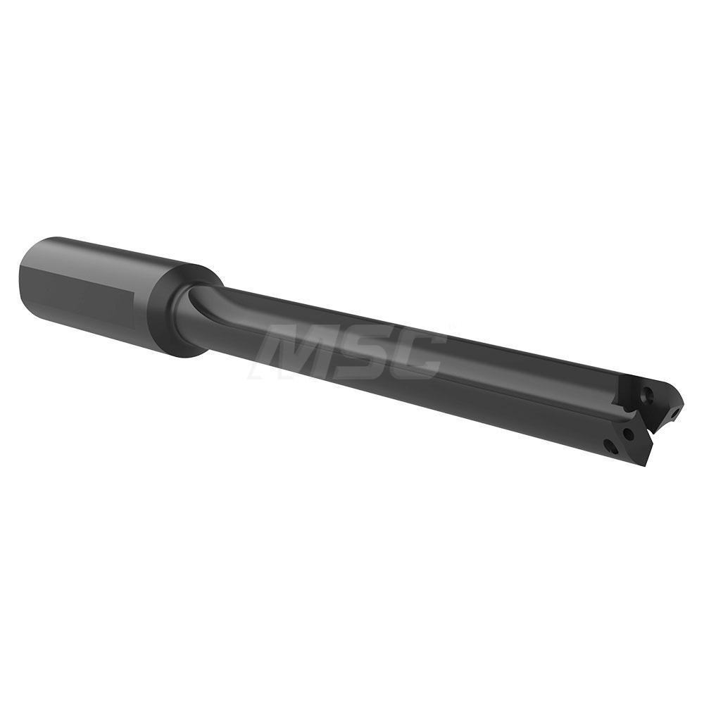 Allied Machine and Engineering Spade Drill: 33/64 to 11/16" Dia, 2-1/2" Max Depth, Helical Flute - 24000H-075F