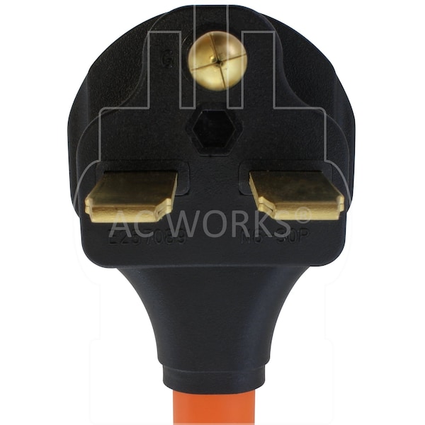 Ac Works 1FT 30A 3-Prong 6-30P Commercial HVAC Plug to 6-15/20 Outlet - S630620-012