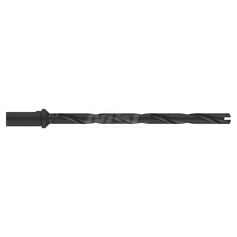 Allied Machine and Engineering Spade Drill: 45/64 to 15/16" Dia, 10-5/8" Max Depth, Helical Flute - 25010H-100F